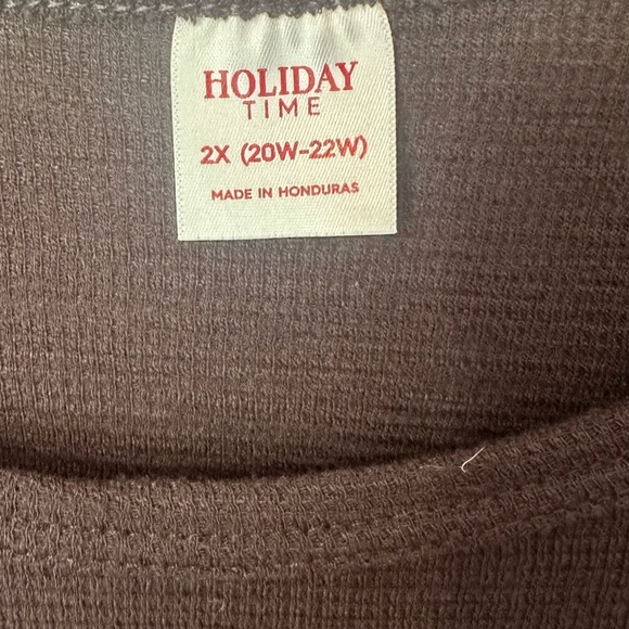 Holiday Time Festive Black Top - Picture 2 of 3